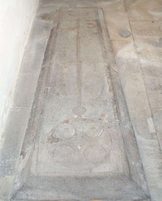 "Flat Tombstone, Church of Edward King and Martyr, Corfe Castle"