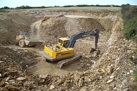"Quarrying Purbeck Stone" - Click for a bigger picture!