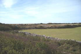 "View across the main excavation Point, showing low visual impact" - Click for a bigger picture!