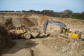 "Quarrying the "Downs Vein" - Click for a bigger picture!