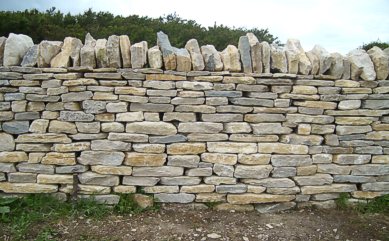 Dry Stone Walling - "Click here for a larger picture"